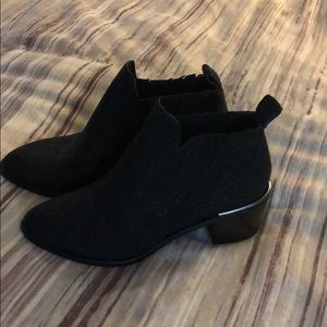 Black ankle booties